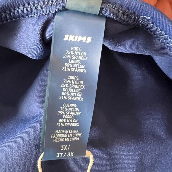 Skims One Piece Bathing/Swim Suit Sculpting Women's Size 3X Midnight Blue - Picture 13 of 13